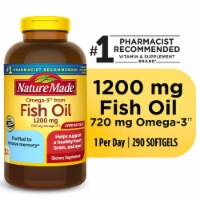 Omega 3 Fish Oil 1200mg One Per Day Softgels; 290 Count