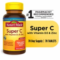 Super C with Vitamin D3 and Zinc Tablets; Dietary Supplement; 70 Count