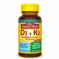 Vitamin D3 K2 Softgels; Dietary Supplement