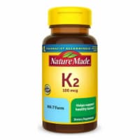 Vitamin K2 100 mcg Softgels; Bone Support; 30 Count