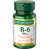 Vitamin B-6 Tablets; 100 mg; 100 Count