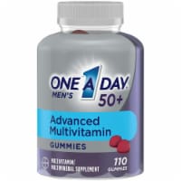 Men's 50+ Gummies Multivitamin w/ Immunity and Brain Support; 110 Count