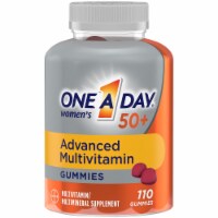 Women's 50+ Gummies Multivitamin w/ Immunity and Brain Support; 110 Count