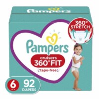 Cruisers Comfortable Diapers - Size 6, 92 Count