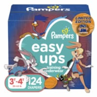 Easy Ups Unisex Training Underwear, 3T - 4T, 124 Count