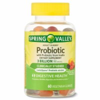 Adult Probiotic + Prebiotic Gummies; 60 Count