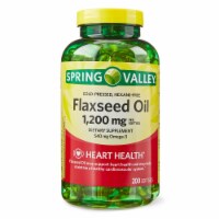 Flaxseed Oil Softgels Dietary Supplement
