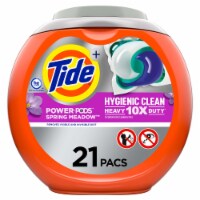 Hygienic Clean Power Pods Laundry Detergent Pacs; Spring Meadow 21 Ct