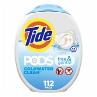 Pods Free and Gentle Laundry Detergent Soap Pacs; HE Compatible 112 Ct