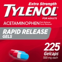 Extra Strength Acetaminophen Rapid Release Gels