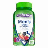 Adult Gummy Vitamins; Men's Daily Multivitamin; Berry Flavored; 150 Count