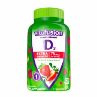 Extra Strength Vitamin D3 Gummy Vitamins; Strawberry Flavored; 120 Count