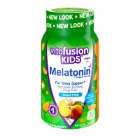 Kids Melatonin Gummy; Tropical Peach Flavored; Sleep Support Supplements; 50 Count