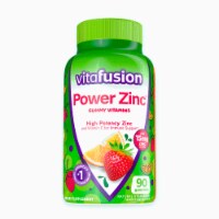 Power Zinc Gummy Vitamins; Strawberry Tangerine Flavored