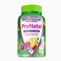 PreNatal Gummy Vitamins; Raspberry Lemonade Flavored; 90 Count