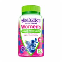 Women's Sugar Free Daily Multivitamin Gummy; Blueberry Flavored