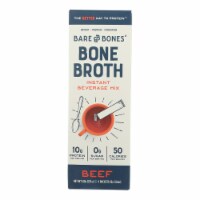 Bare Bones Broth - Bone Broth Beef Instnt Stk - Case of 8-2.12 OZ