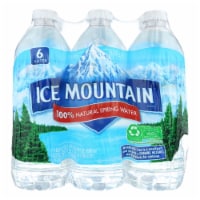 Ice Mountain Natural Spring Water - Case of 4 - 6/16.9 fl oz. Perspective: Main