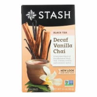 Stash Tea Vanilla Chai Decaf Tea - Case of 6 - 18 CT