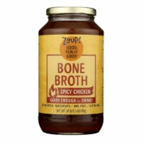 Zoup! Good Really Good - Broth Spicy Chicken Bone - Case of 6-32 OZ