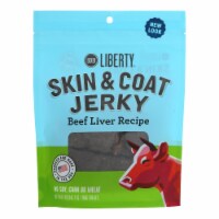 Bixbi - Jerky Skin & Coat Beef Livr - Case of 6-5 OZ