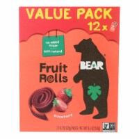Bear - Fruit Rolls strawberry 12pk - Case of 5-8.5 OZ
