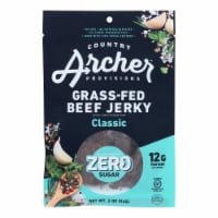 Country Archer - Beef Jerky Original Zero Sugar - Case of 12-2 OZ