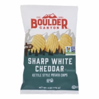 Boulder Canyon Sharp White Cheddar Kettle Style Potato Chips
