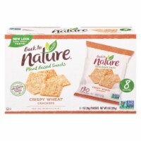 Back To Nature Crispy Wheat Crackers - Safflower Oil and Sea Salt - Case of 4 - 1 oz.