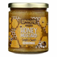Unique Pretzels - Pretzel Dip Honey Mustard - Case of 12 - 10 OZ