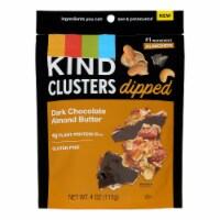 Kind - Cluster Dipped Dark chocolate Almond Butter - Case of 8-4 OZ