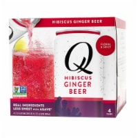 Q Drinks - Soda Ginger Beer Hibsc Can - Case of 6-4/7.5 FZ