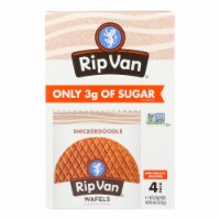 Rip Vanilla Wafels - Wafel Snkrddl Low Sugar 4pk - Case of 12-4.64 OZ