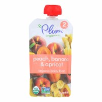 Plum Organics Baby Food - Organic - Apricot and Banana - Stage 2 - 6 Months and Up