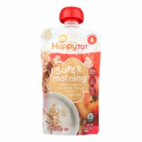 Happy Tot Super Morning Organic Apples, Cinnamon, Yogurt And Oats + Super Chia