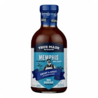 True Made Foods - Bbq Sauce Memphis No Sugar - Case of 6-18 OZ