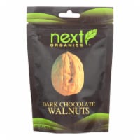 Next Organics - Walnuts - Dark Chocolate - Case of 6 - 4 OZ