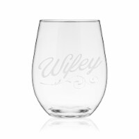 True Wifey Stemless Wine Glass - 1 Pack