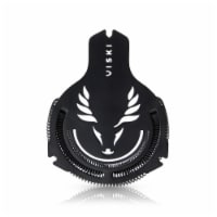 Viski Titanium Staghead Strainer, Black - 1 Pack