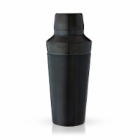 Viski Titanium Cocktail Shaker, Black, 18.5 Oz, Set of 1