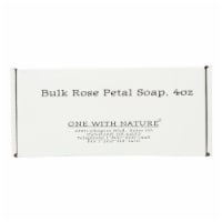 One With Nature Bar Soap - Rose - Case of 24 - 4 oz.