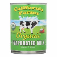 California Farms Organic Evaporated Milk - Case of 24 - 12 fl oz