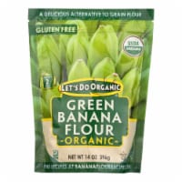 Let's Do Organic Organic Flour - Green Banana - Case of 6 - 14 oz