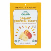 Natierra Organic Freeze Dried Tropical Fruits And Strawberries - Case of 12 - 1.5 OZ