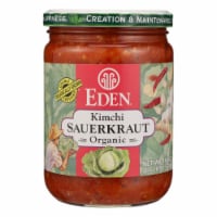 Eden Foods Organic Kimchi Sauerkraut - Case of 12 - 18 OZ