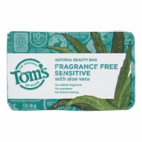 Tom's Of Maine - Beauty Bar Sensitive Fat Free - Case of 6 - 5 OZ