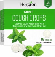 Herbion Naturals Cough Drops - All Natural - Mint - 18 Drops