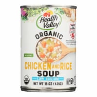 Health Valley Organic Soup, No Salt Added, Vegetable, 15 Ounce (Pack of 12)