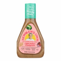 Newman's Own Salad Lemon Dressing Light Italian - Light Italian - Case of 6 - 16 Fl oz.