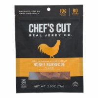 Chef's Cut Jerky - Real Chicken Jerky Honey Barbecue - Case of 8 - 2.5 oz.